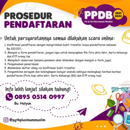 penerimaan peserta didik baru | ponpes imam muslim al