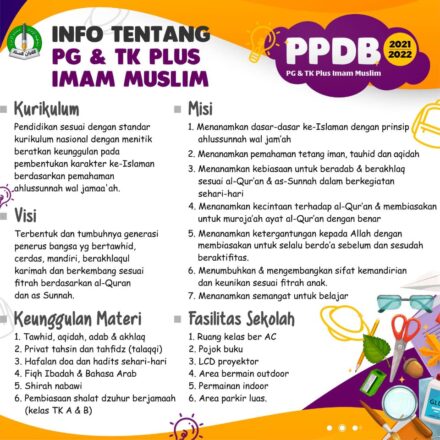 penerimaan peserta didik baru | ponpes imam muslim al