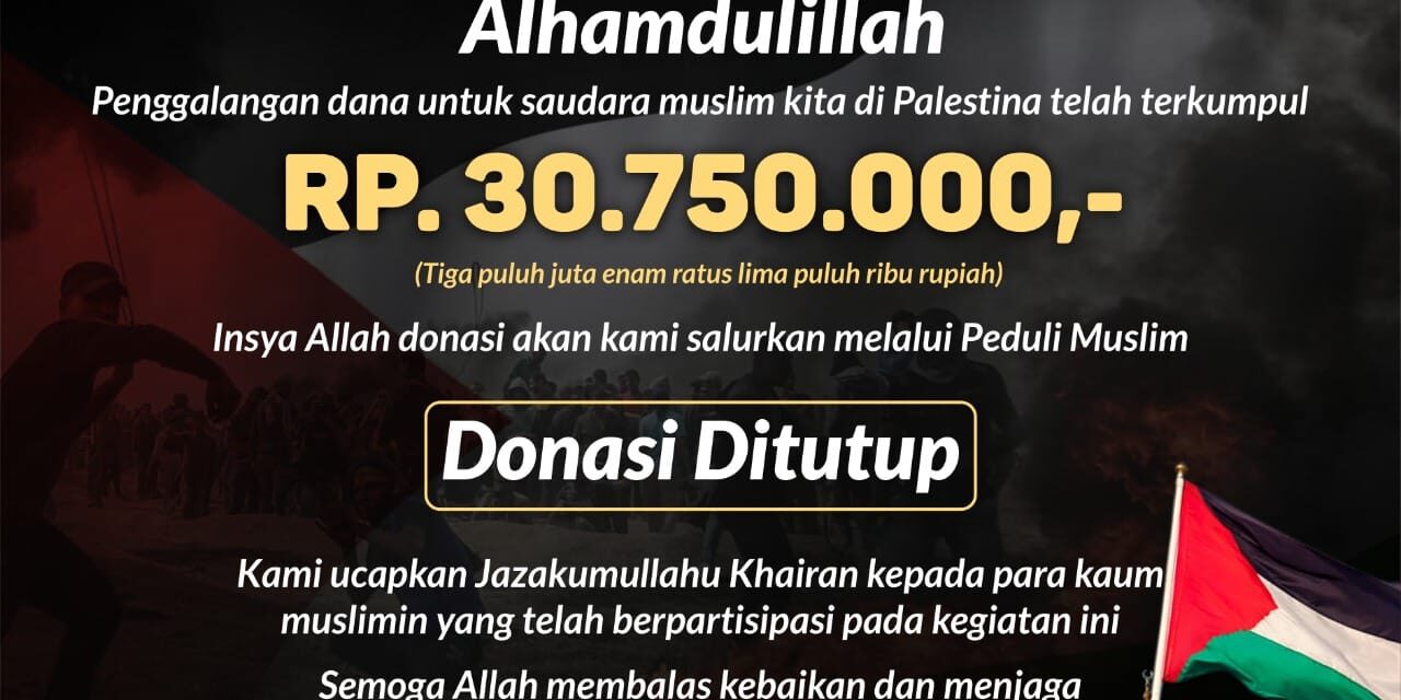 Update Donasi Palestina