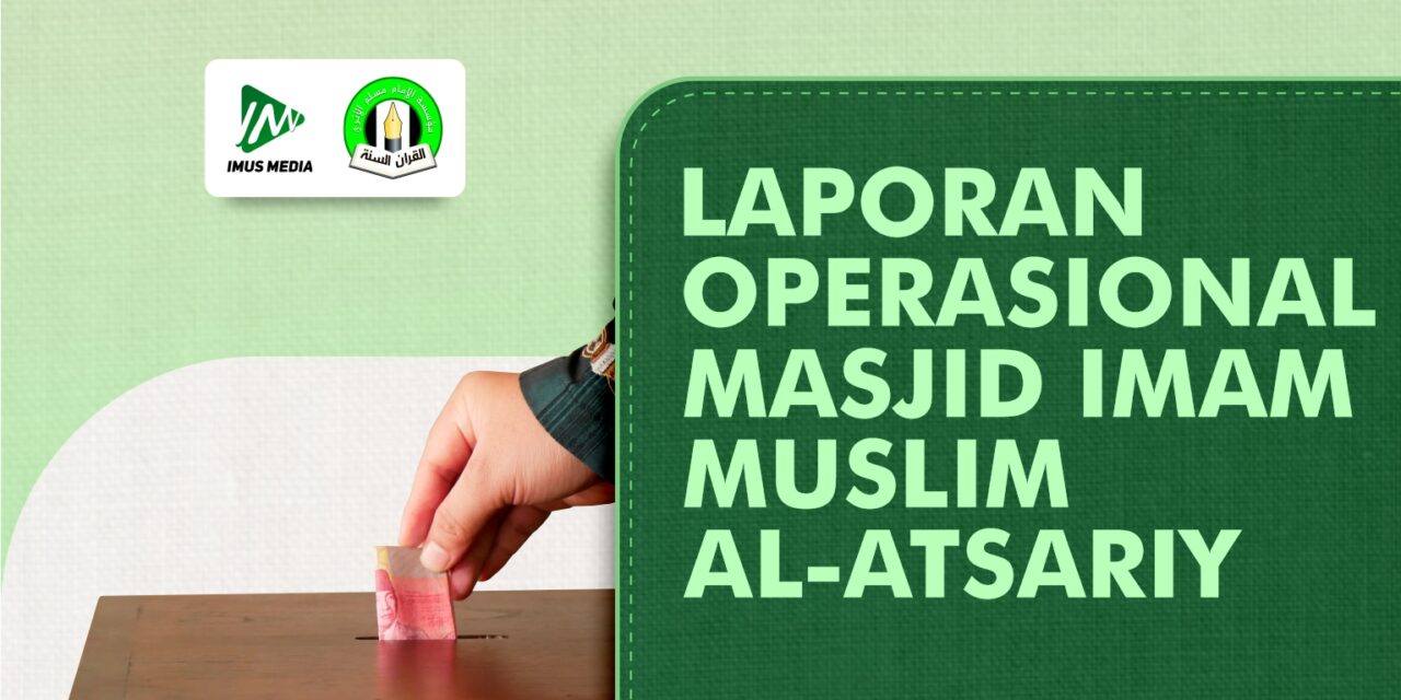 Laporan Operasional Masjid Bulan Agustus tahun 2023