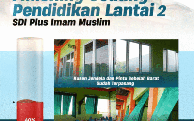 Update Donasi Finishing Gedung Pendidikan Lantai 2 SDI Plus Imam Muslim