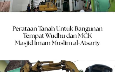Perataan Tanah untuk Pembangunan Tempat Wudhu dan MCK Masjid